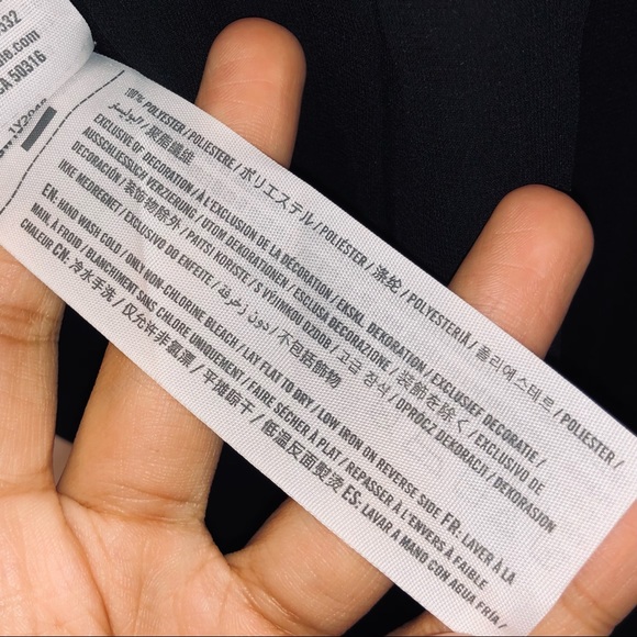 -N/A-A&F Embroidered Cold Shoulder Chiffon Blouse XS - Picture 6 of 6